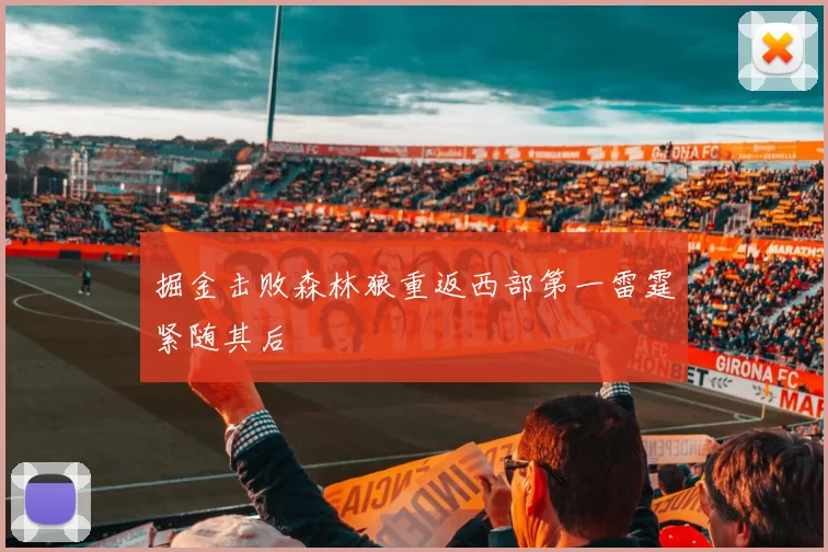 掘金击败森林狼重返西部第一雷霆紧随其后