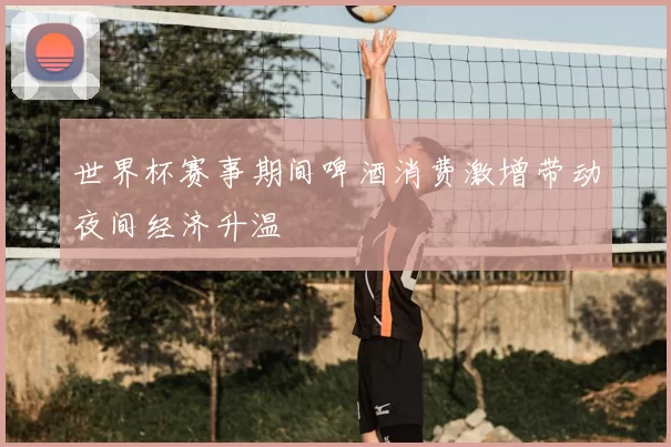 世界杯赛事期间啤酒消费激增带动夜间经济升温